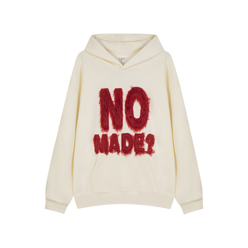 Streetwear Hoodie Autumn/Winter Alphabet Hooded Sweater Loose Hoodie
