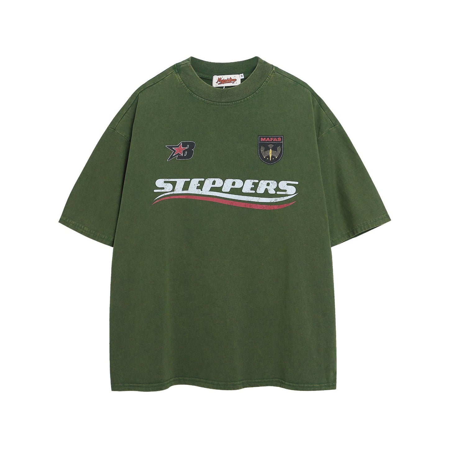 Vestimenta De Los 90 Summer Vintage Washed Old T-Shirt Short Sleeve