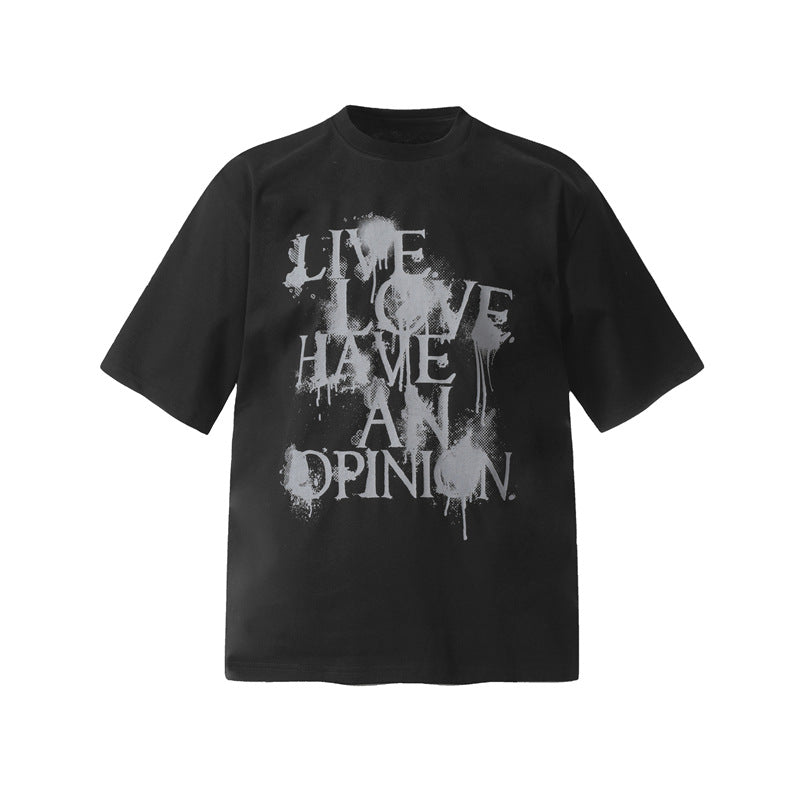 Camisas Retros Casual Loose T-Shirt