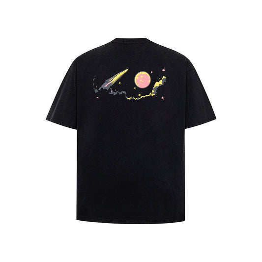 Nostalgia T Shirts Short Sleeve T-Shirt Loose Casual