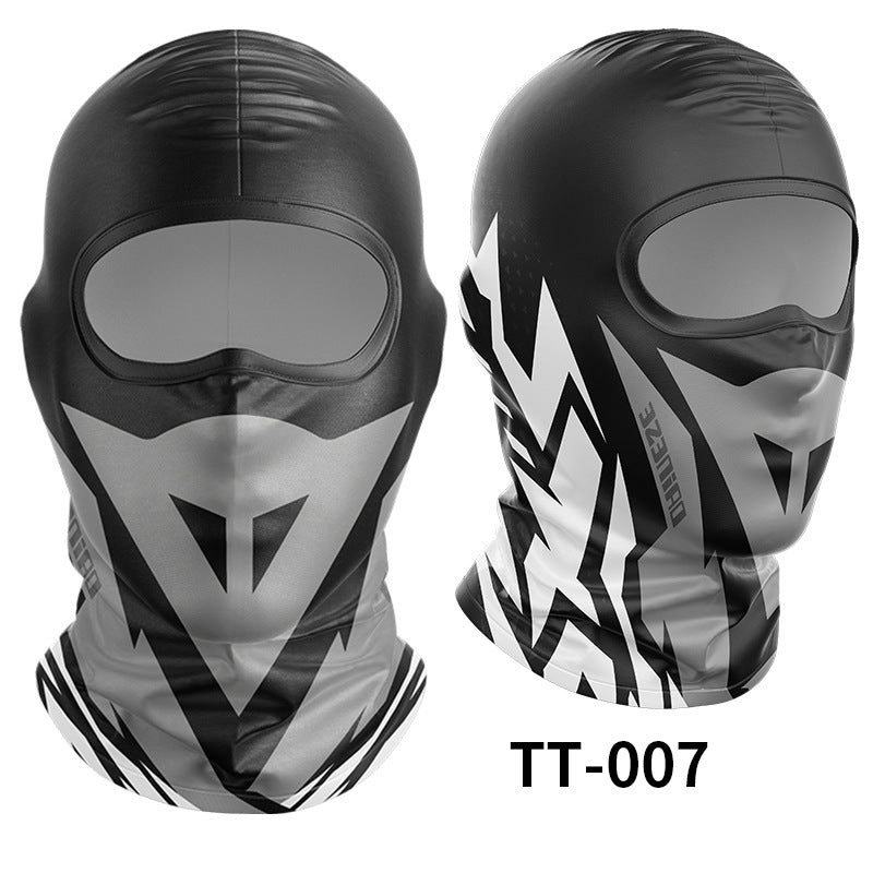 Cycling Windproof Hood Ice Silk Full Face Sunscreen
