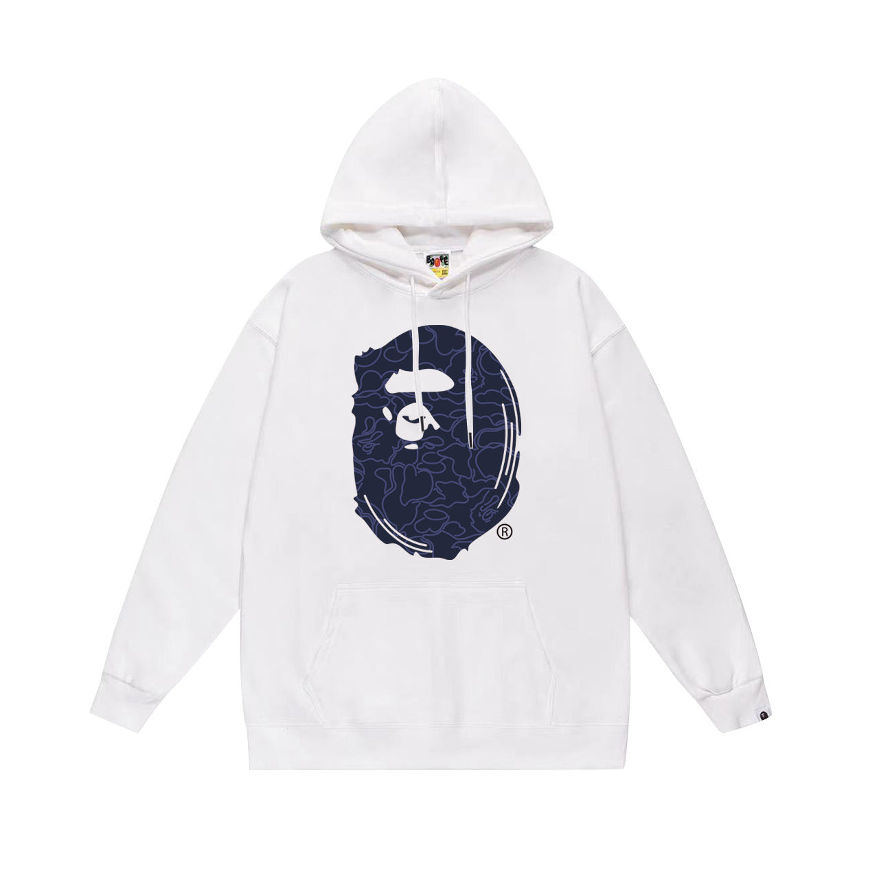 Ape Hoodie Autumn/Winter Letter Print Loose Hoodie Pullover Ape Sweater