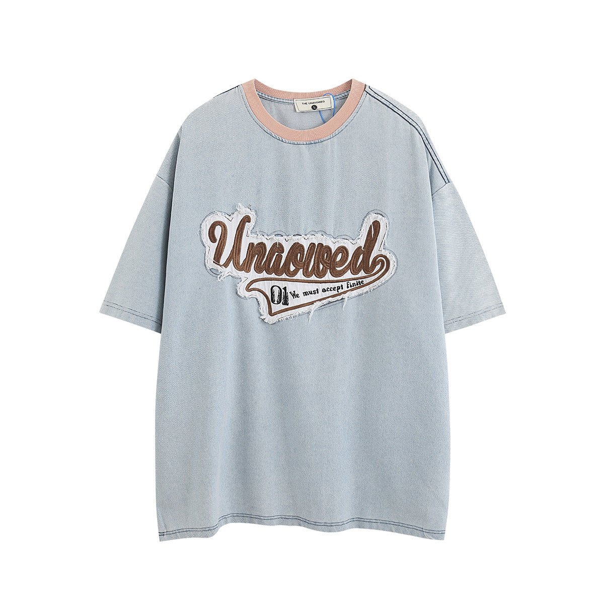 Remeras rock nacional vintage wash do old embroidered short sleeve t-shirt