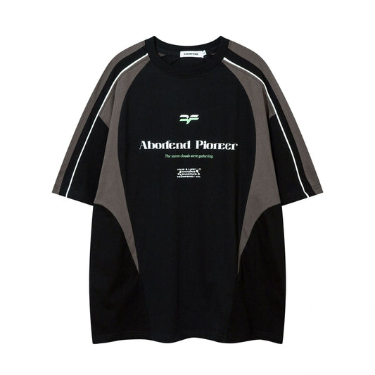 Hustle vintage t-shirt vintage racing suit short sleeves