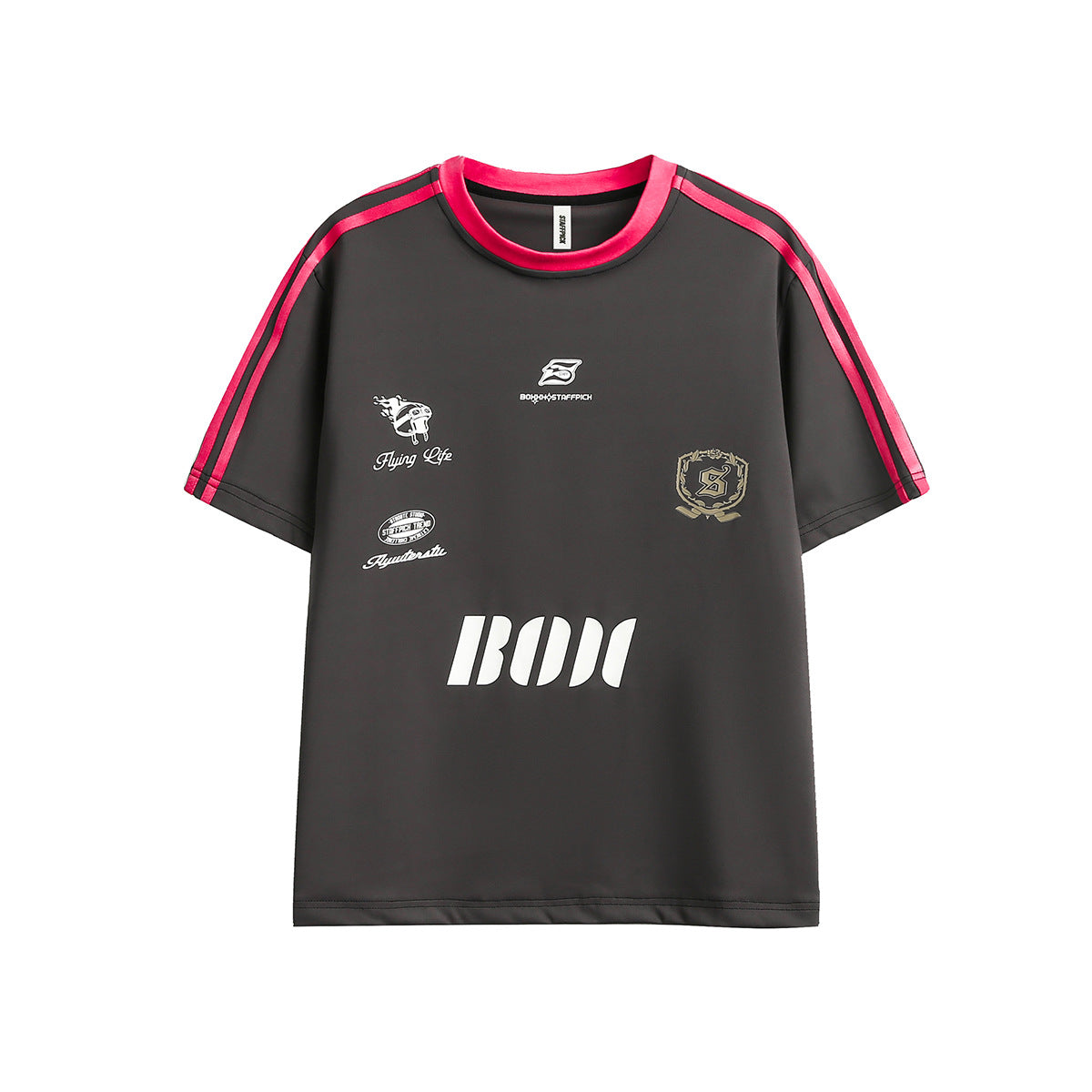 Racing oversized t shirt summer, quick-drying sports short-sleeved t-shirt