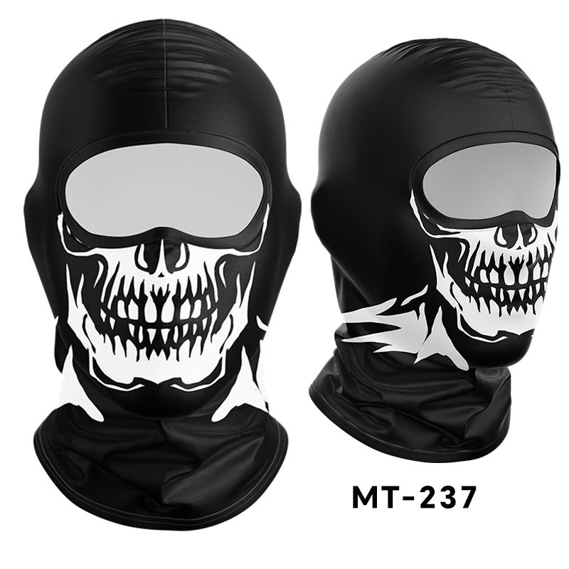 Cycling Windproof Hood Breathable Sunscreen Windproof Men's and Women's Ice Silk Fabric Lining Cap