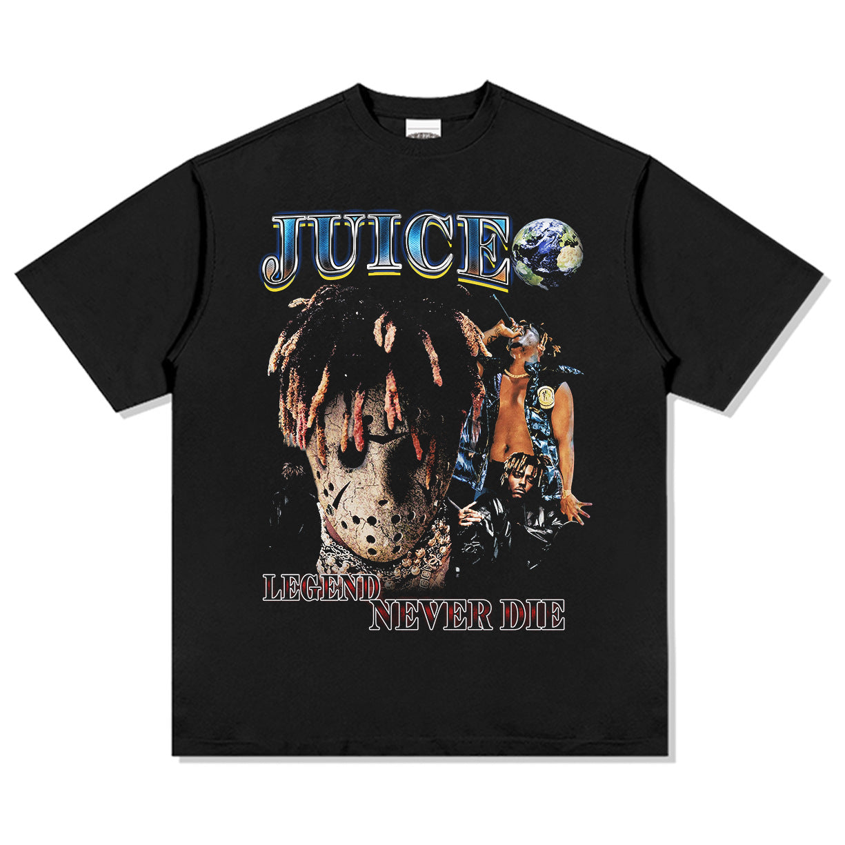 Marcas streetwear usa vintage hip hop joswold juice print short sleeve t-shirt