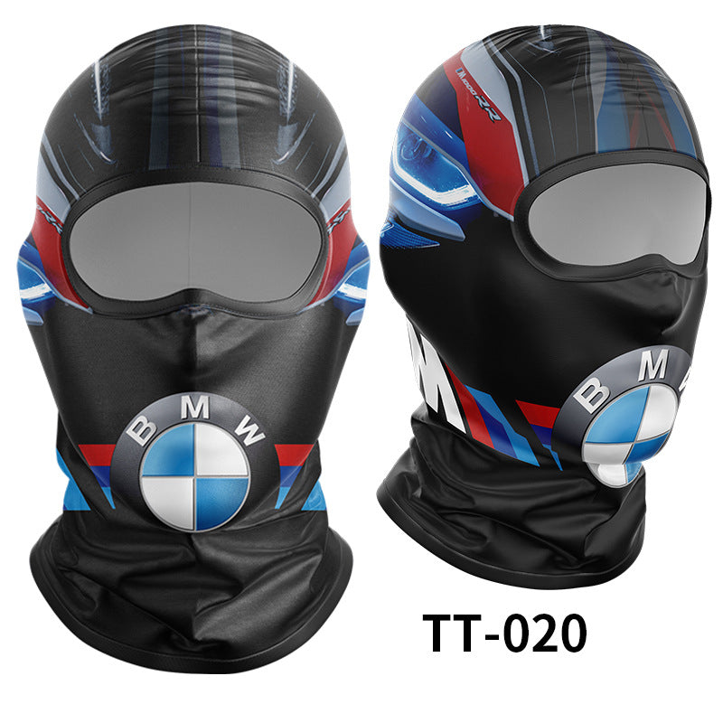 Cycling Windproof Hood Ice Silk Full Face Sunscreen