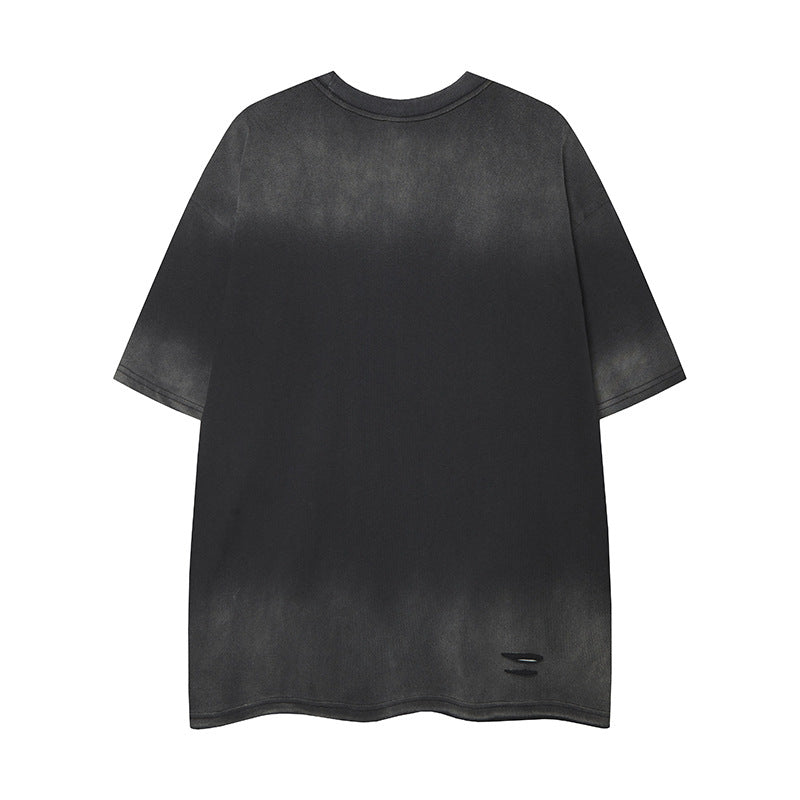 Nyc T Shirt Ripped Short Sleeve T-Shirt Summer Loose Top