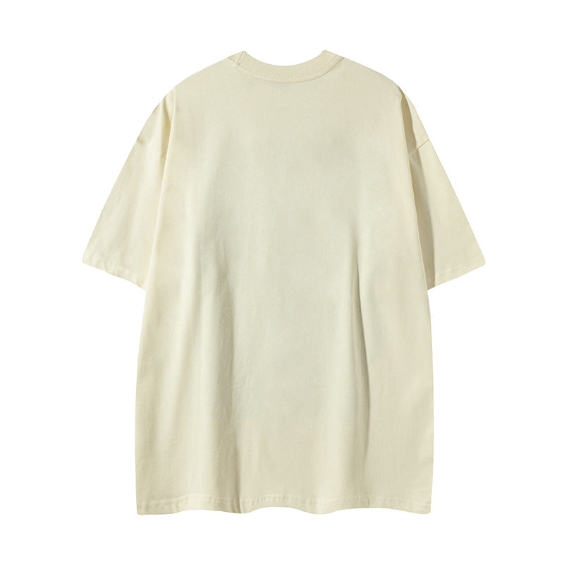 Nyc T Shirt Pinocchio Printed Short Sleeve T-Shirt Summer Casual Loose T-Shirt Top