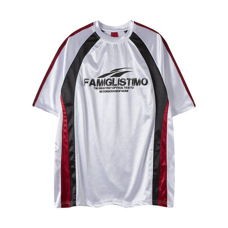New York Hip Hop Style Short Sleeve T-Shirt Summer Loose Casual Jersey