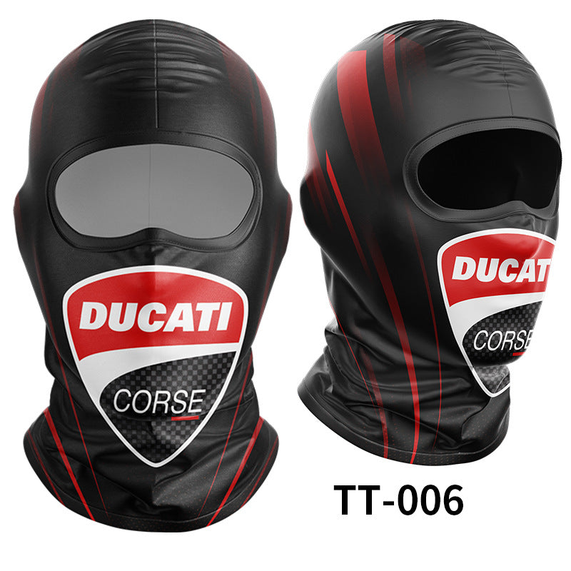 Cycling Windproof Hood Ice Silk Full Face Sunscreen