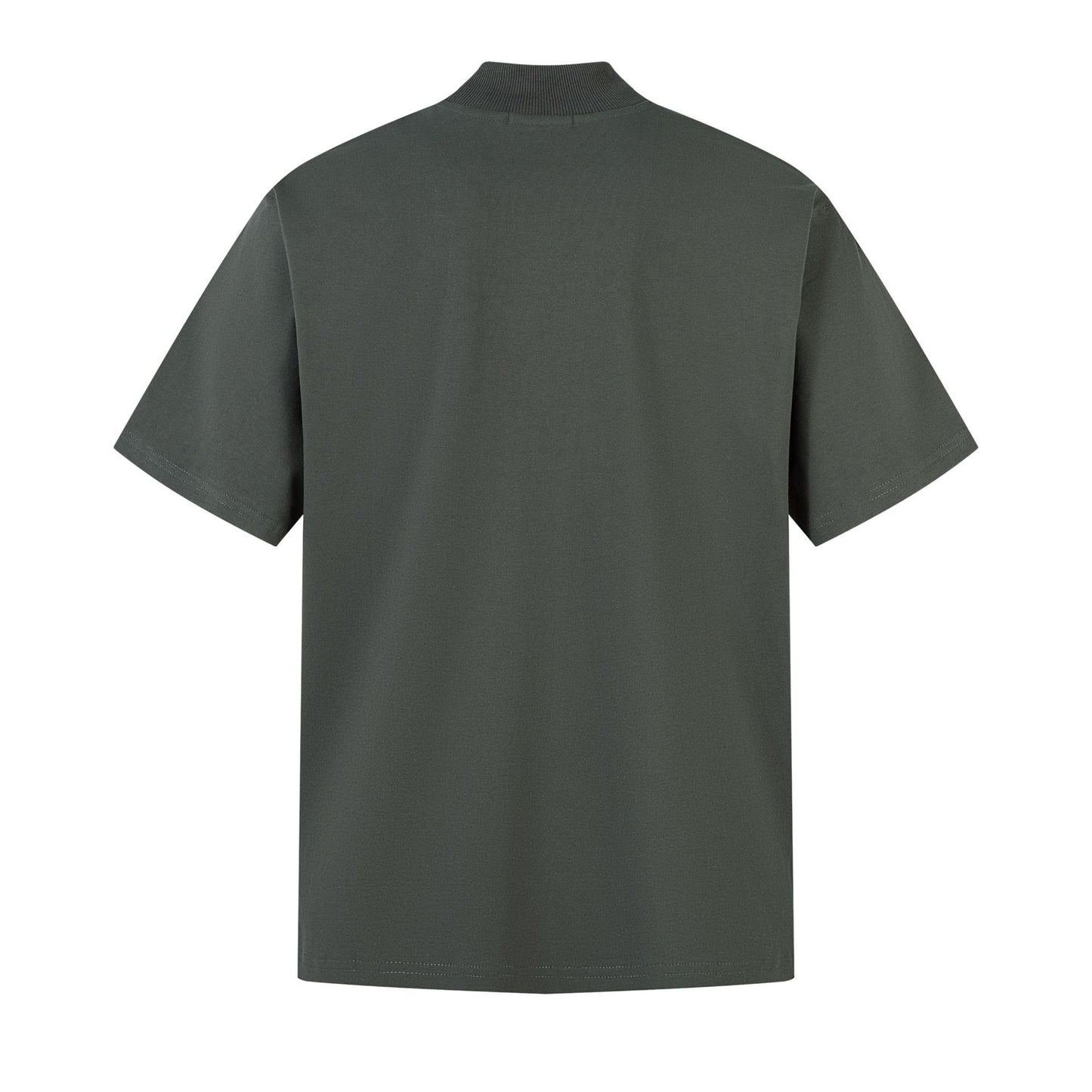 Hip Hop Clothing Summer Turtleneck T-Shirt Short Sleeve