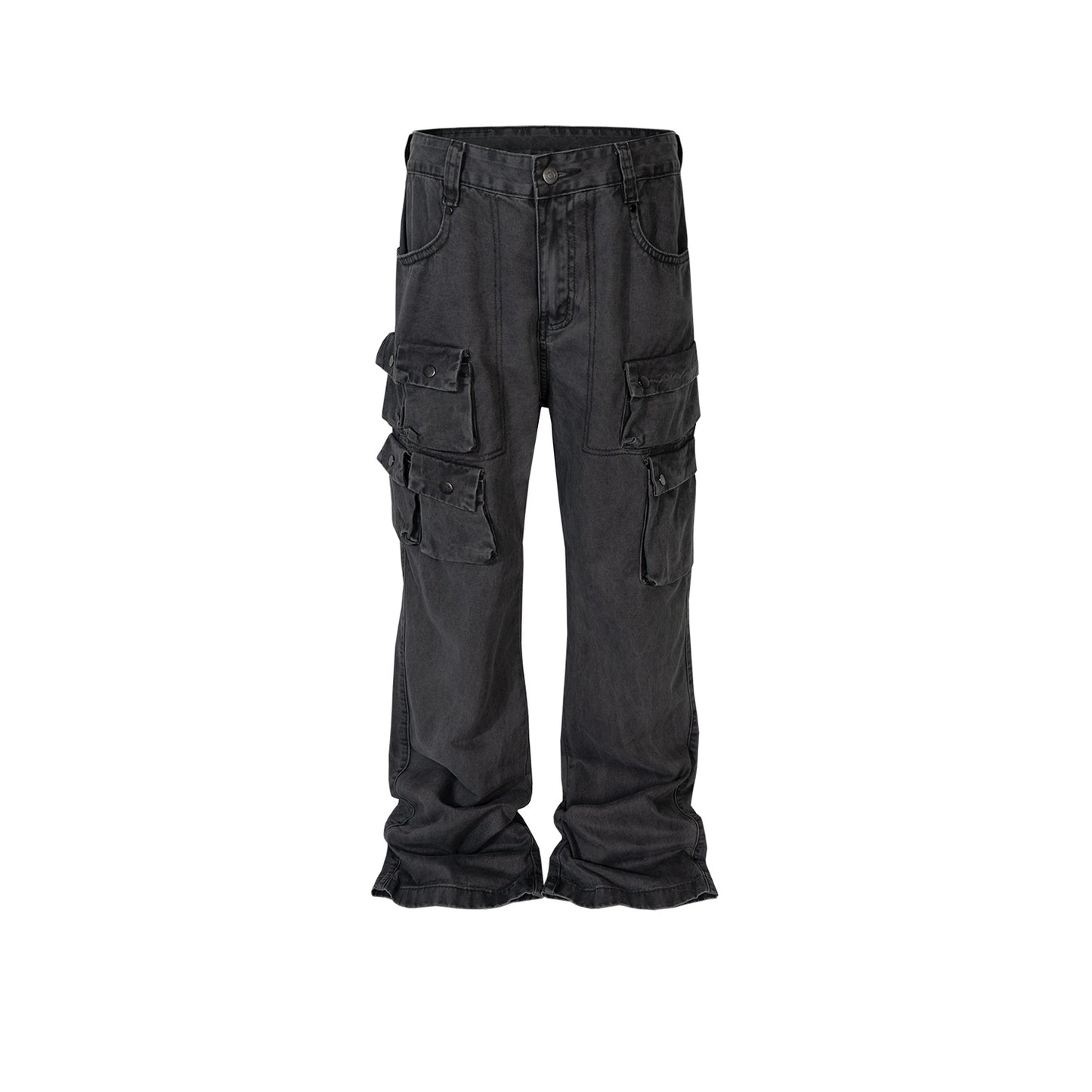 Rock Revival Jeans Long Pants Multi-Pocket Wide-Foot Jeans