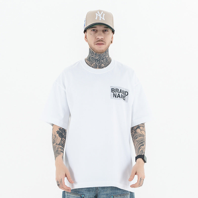 Vic Streetwear Summer Crew Neck Loose Short Sleeve T-Shirt
