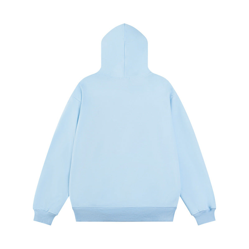 Streetwear Hoodie Embroidered Hooded Sweater Loose Casual Hoodie