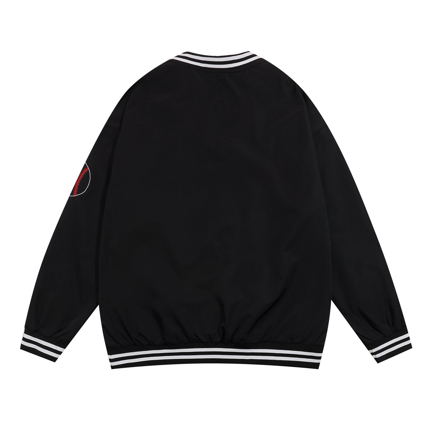 Unisex long-sleeved shirt men's v neck