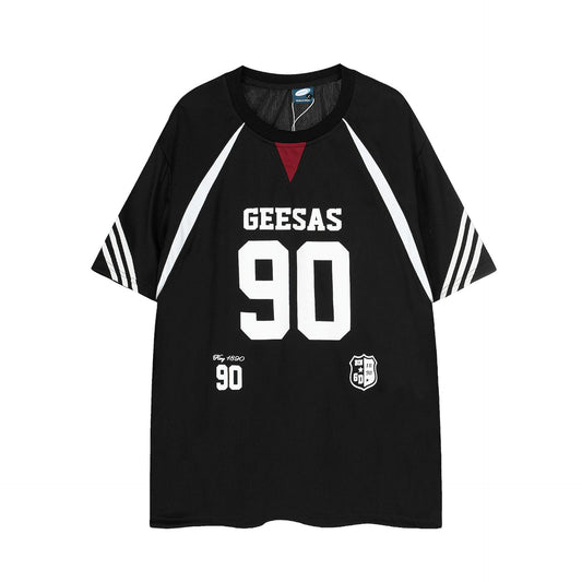 Hip hop clothing new york summer short-sleeved loose quick-drying baseball sweatshirt t-shirt