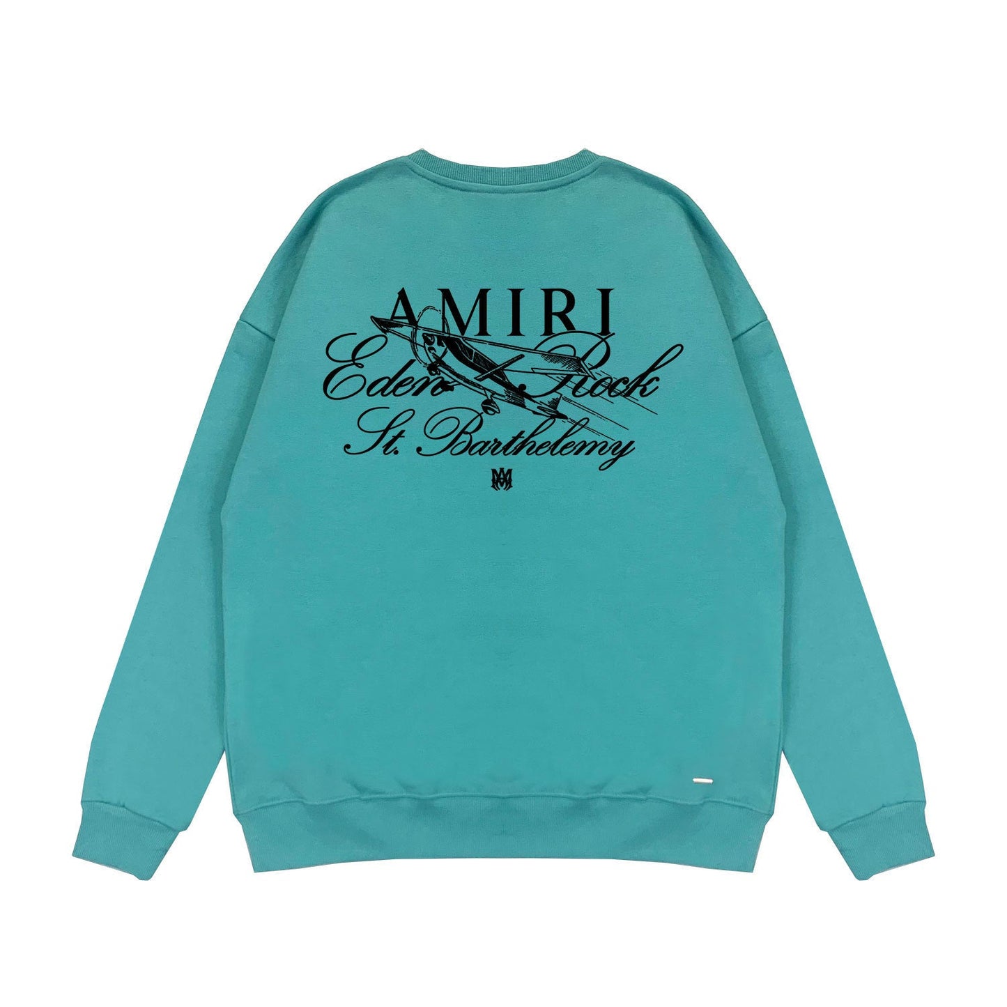 Amiri Long Sleeved Shirt Fashion Brand Crew Sweatshirts round Neck Sweater
