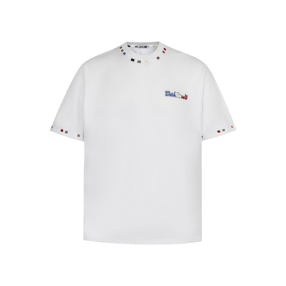 Nostalgia T Shirts Vintage Short Sleeve T-Shirt Summer Crew Neck Top