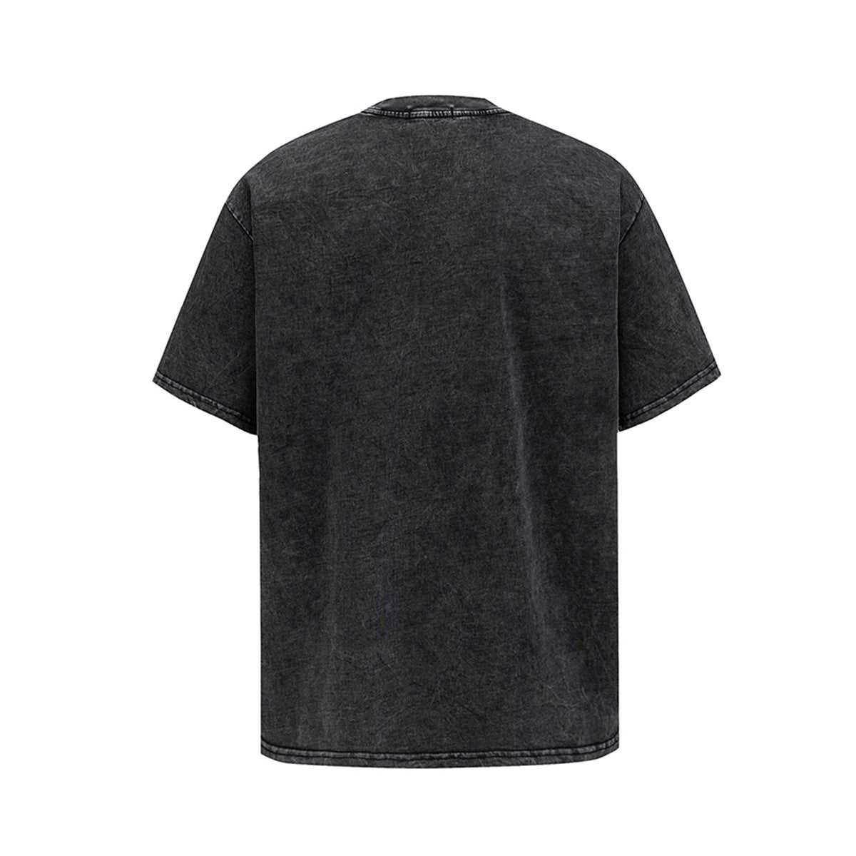 Retro Style Shirt For Men Summer Wash T-Shirt Short Sleeve