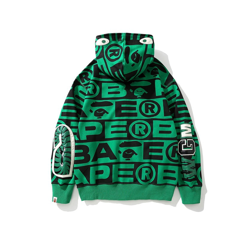 Ape Hoodie Shark Loose Hooded Sweater Jacket