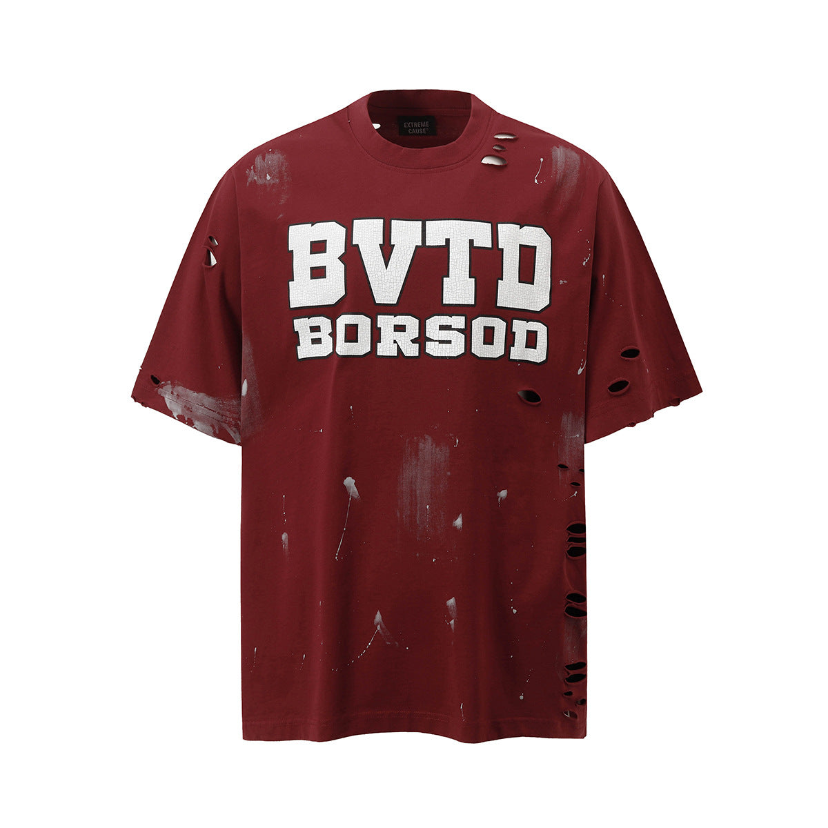 Retro Style Shirt For Men Summer Hip Hop tee Graffiti Print Short Sleeve T-Shirt
