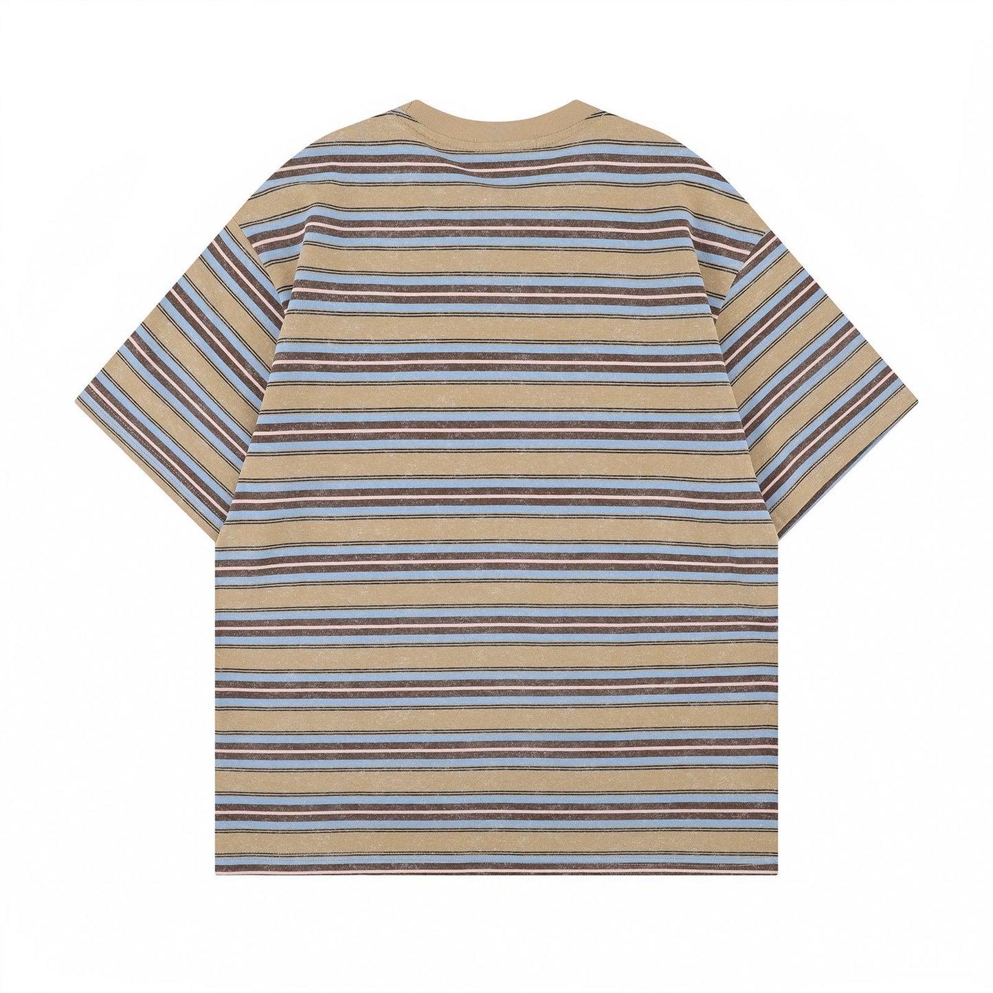 Vintage tarz t shirt vintage vintage striped short sleeve summer loose casual t-shirt