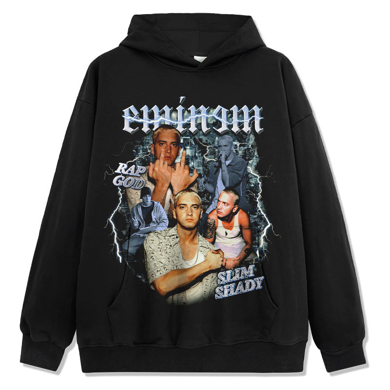 Marcas streetwear usa vintage Eminem crew neck sweater