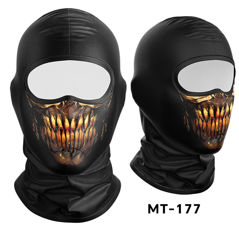Cycling Windproof Hood Sunscreen Ice Silk Fabric