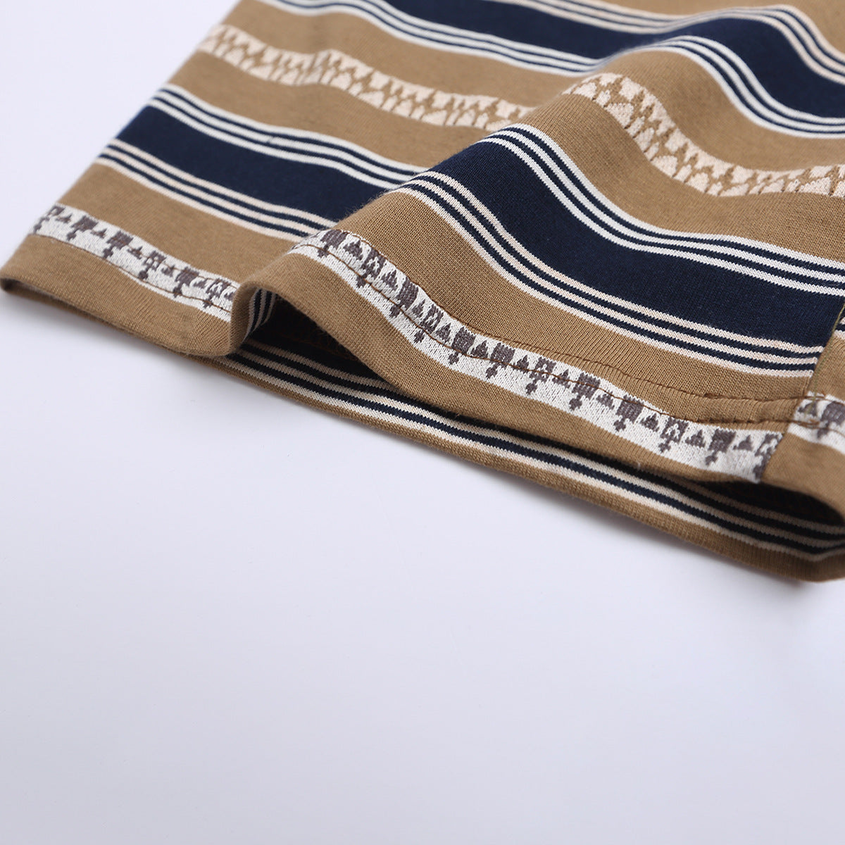 Vestimenta De Los 90 Summer Vintage Embroidered POLO Shirt Lapel Striped T-Shirt