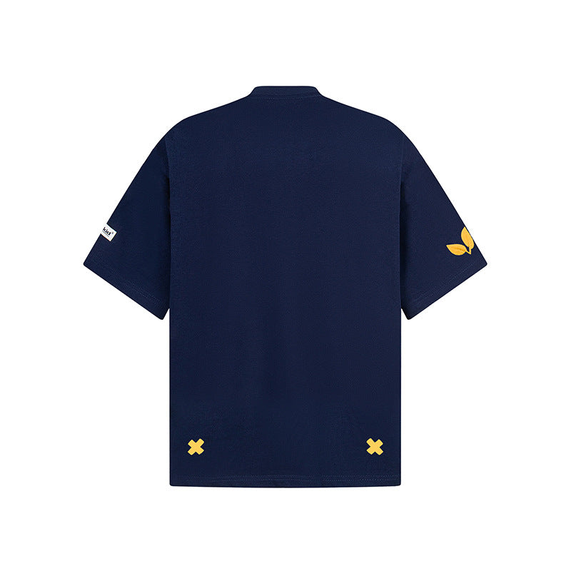 Hip Hop Clothes New York Embroidered Short Sleeve T-Shirt Summer Oversize Casual Top
