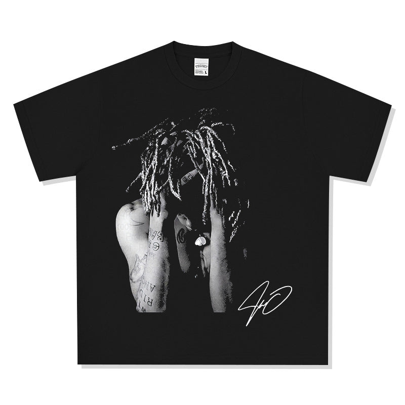 New york hip hop shop hip hop XXX Tentacion print short sleeve t-shirt
