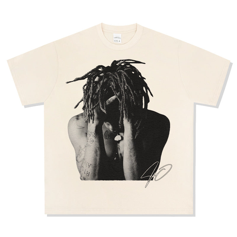 New york hip hop shop hip hop XXX Tentacion print short sleeve t-shirt
