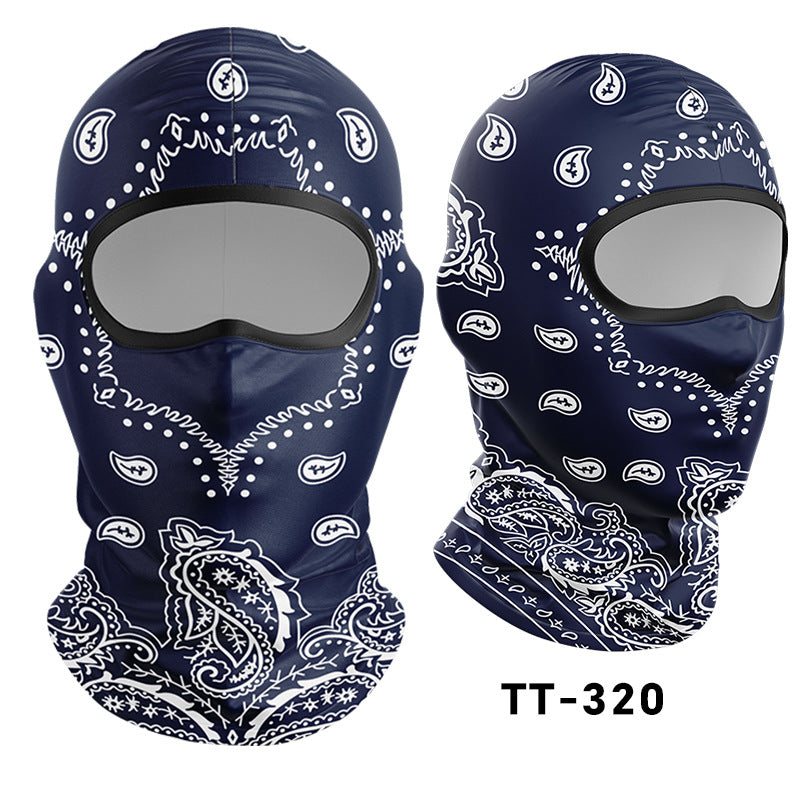 Cycling Windproof Hood Sunscreen Mask Scarf Integrated Lining