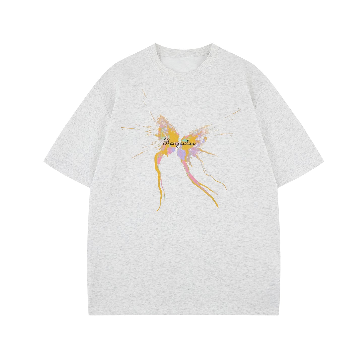 Hip hop clothing new york summer short sleeve butterfly print t-shirt