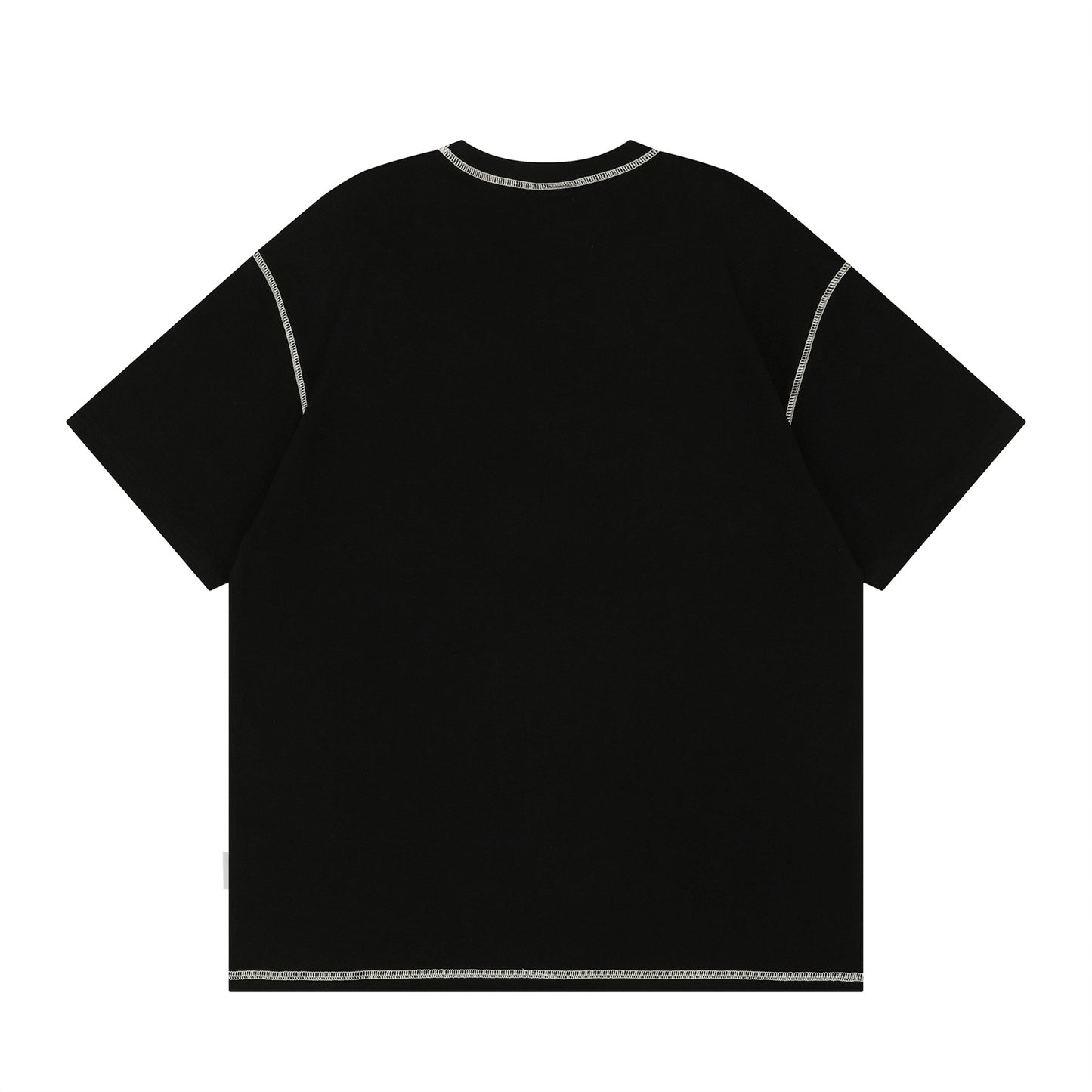 Distorted vintage puppy letter print short sleeve t-shirt summer oversize casual top