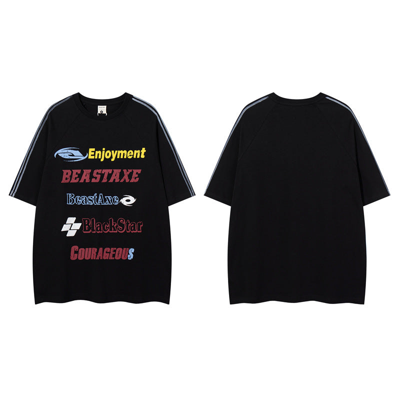 Y2K mens shirt summer loose