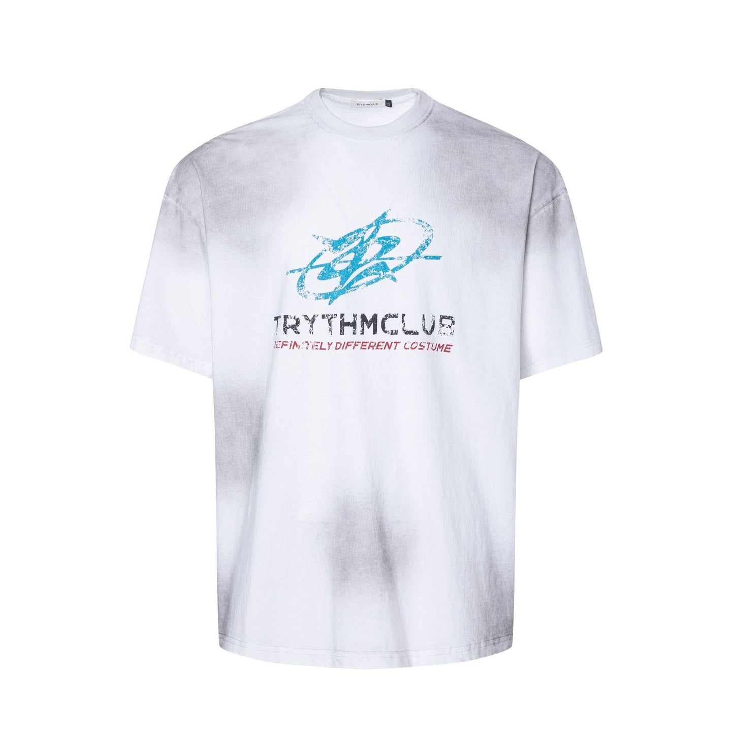 Unisex T-shirts Summer Spray Color Men's Loose Short Sleeve T-Shirt