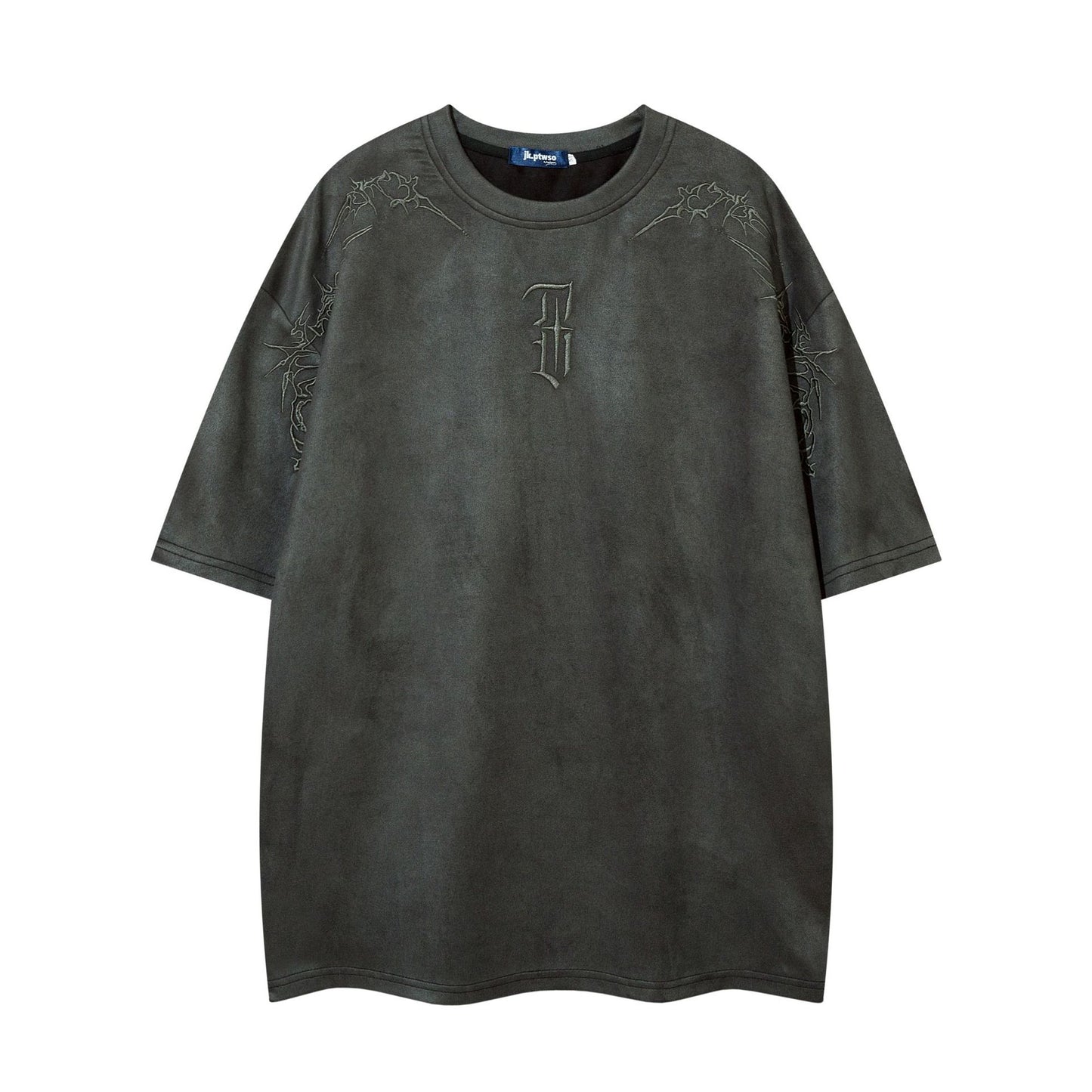 T shirt vintage usa t-shirt embroidery short sleeve