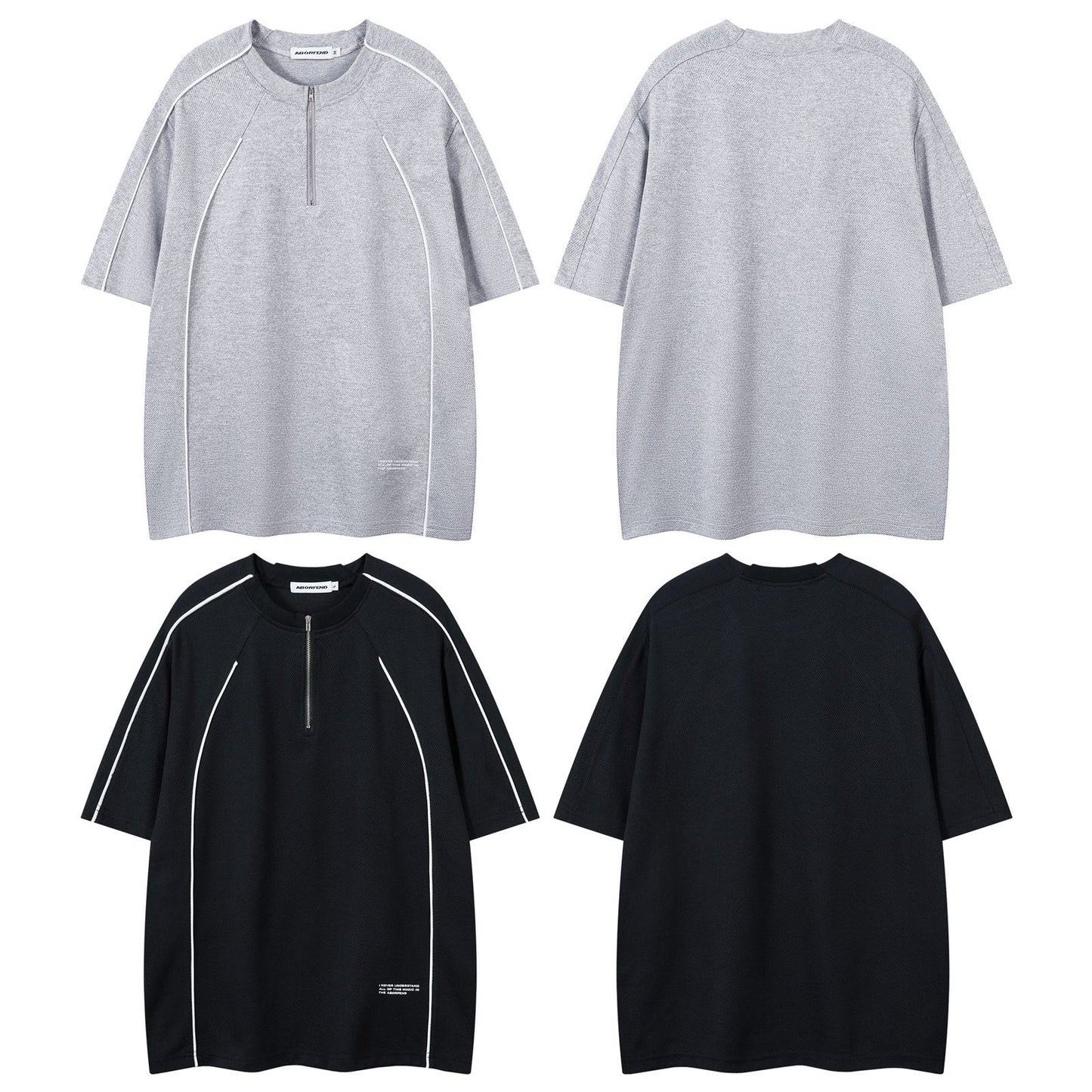 Distorted vintage loose short-sleeved t-shirt summer top