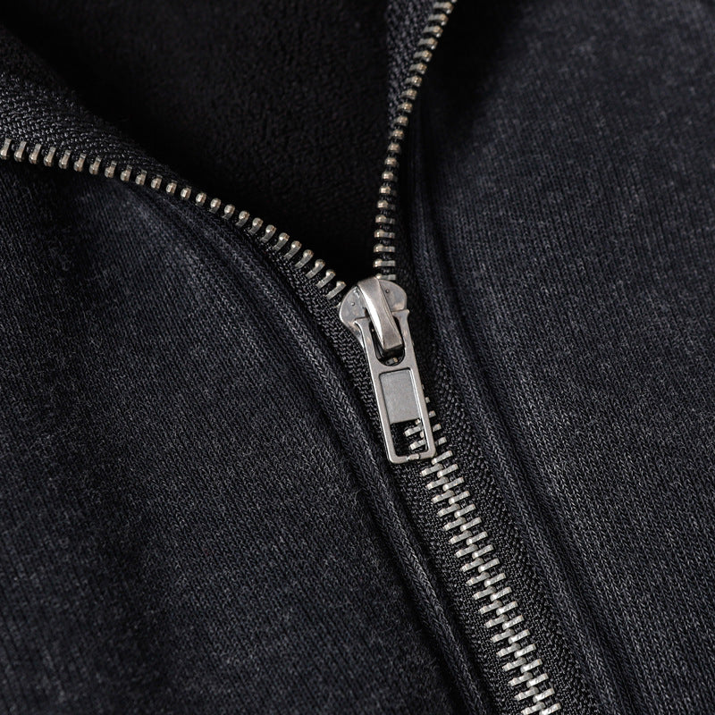 Streetwear Hoodie Vintage Washed Old Hooded Sweater