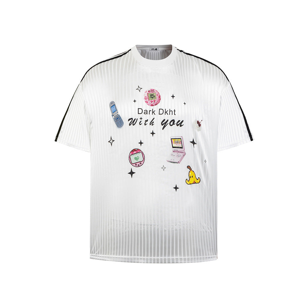 New York Hip Hop Style Casual Short Sleeve T-Shirt Oversize Loose Top