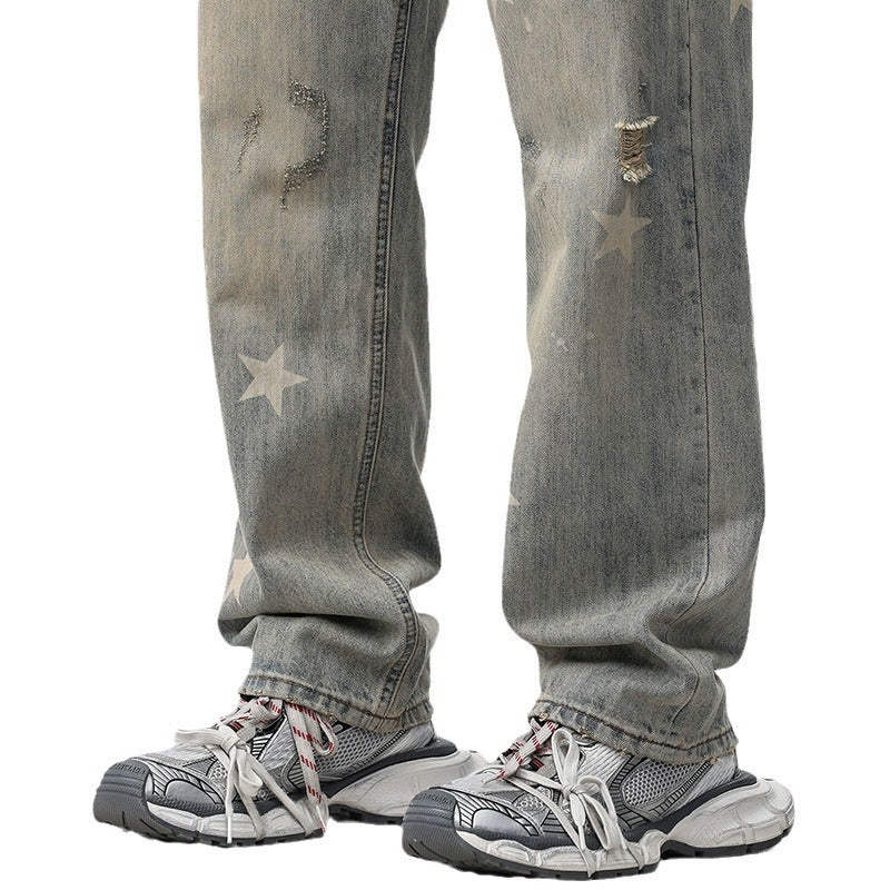 1990 Fashion Jeans Casual Straight Loose Jeans
