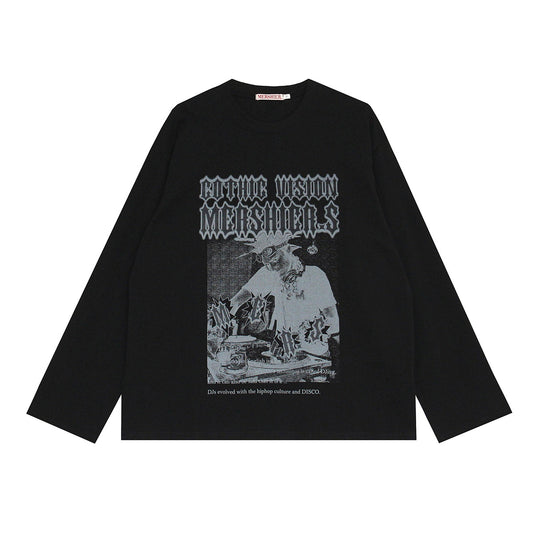 60s Style T Shirts Summer T-Shirts Long Sleeves