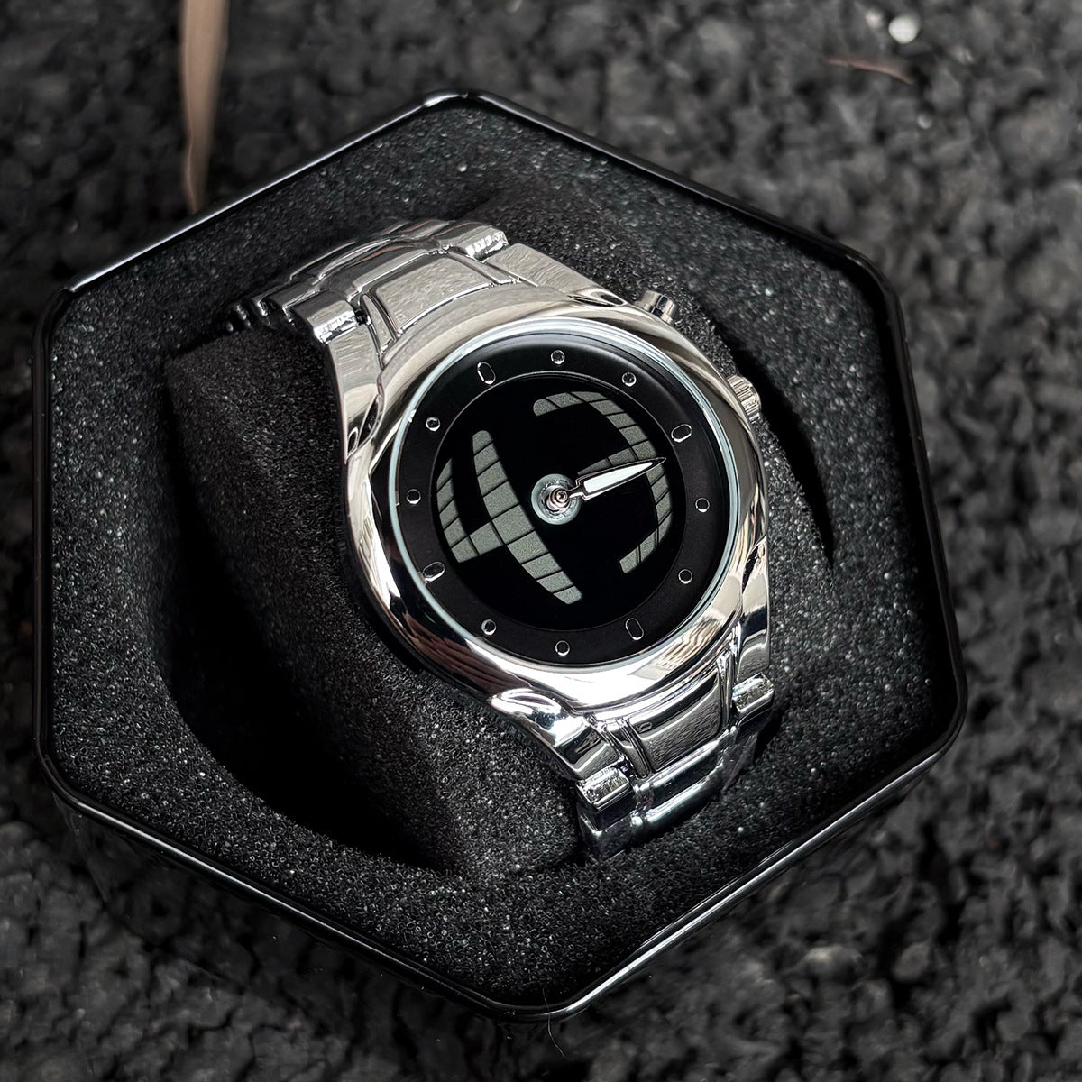 Men's watches y2k dynamic round digital display