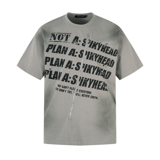 Vestimenta De Los 90 Summer Vintage Short Sleeve Zip T-Shirt