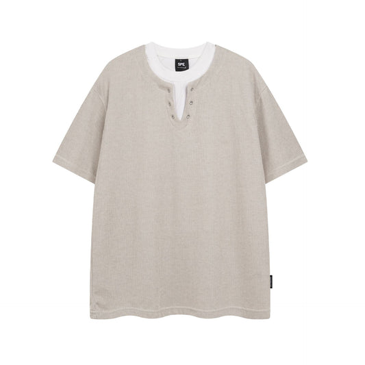 Retro Style Shirt For Men Summer T-Shirt Short Sleeve