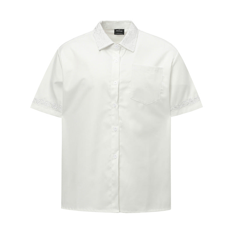 Hip Hop Shirts For Boys Short Sleeve Shirts, Summer, Loose Shirts