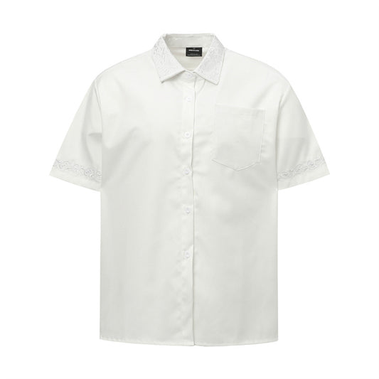 Hip Hop Shirts For Boys Short Sleeve Shirts, Summer, Loose Shirts